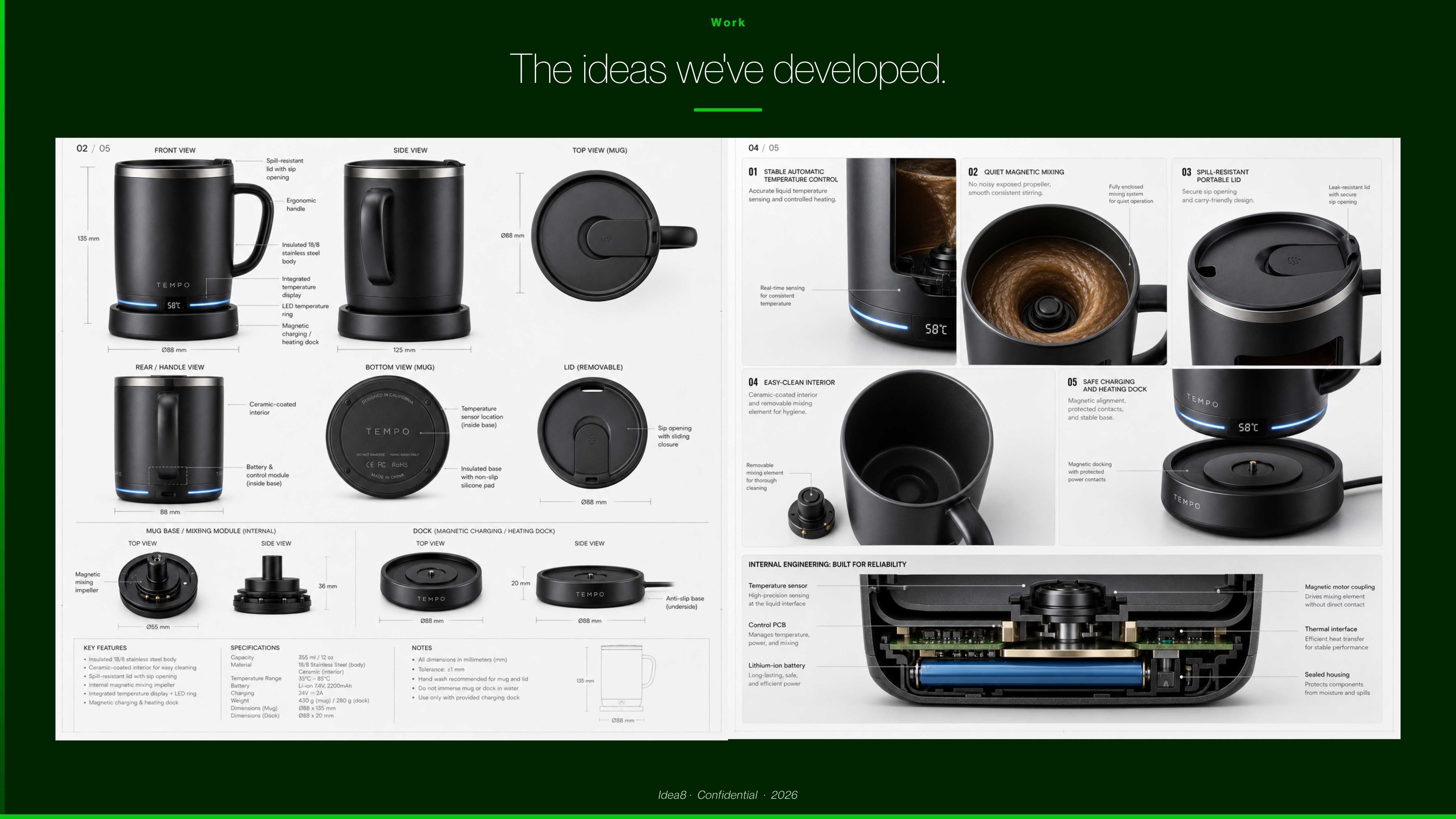Temperature-controlled smart mug
