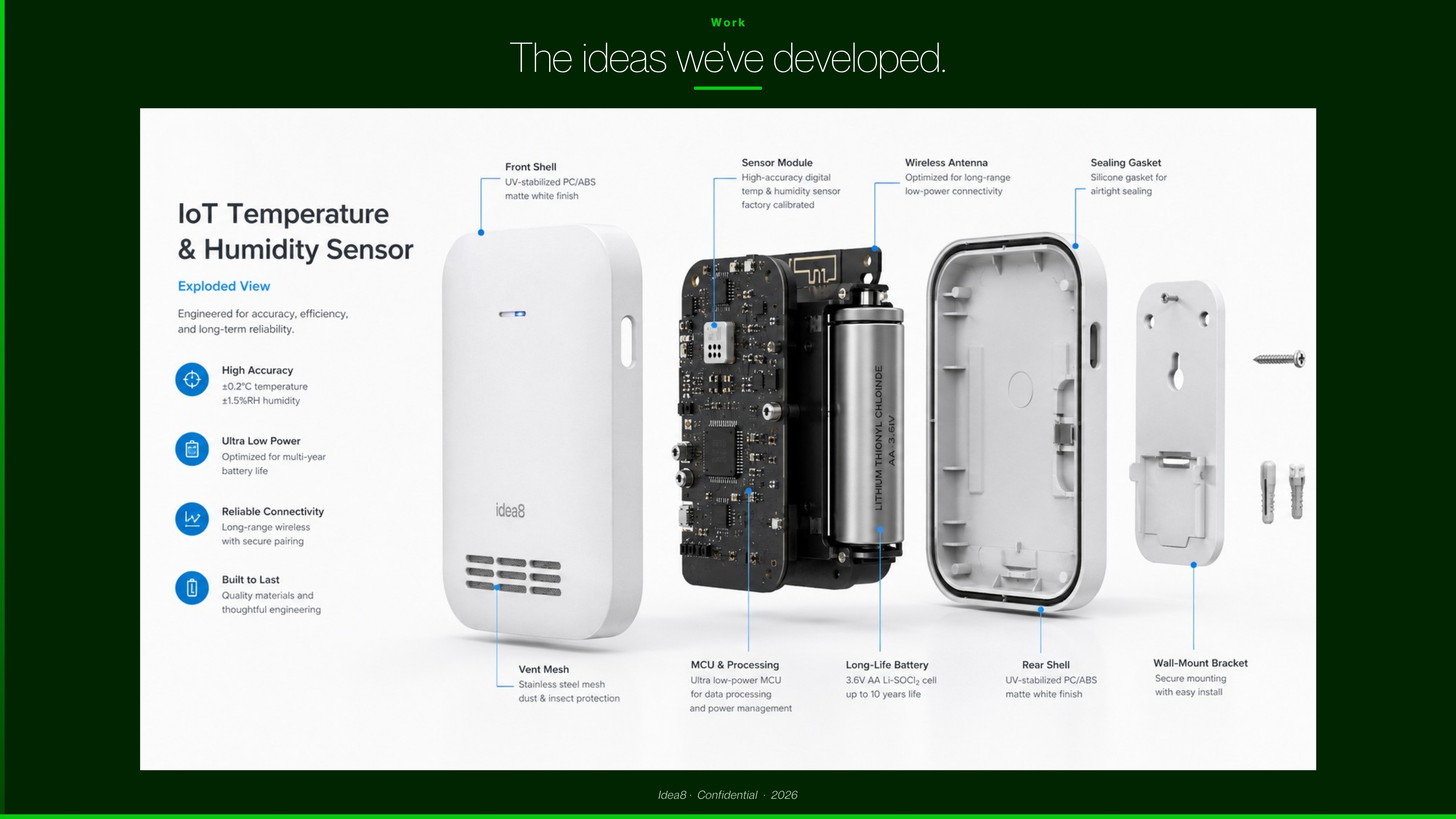 Indoor climate IoT sensor