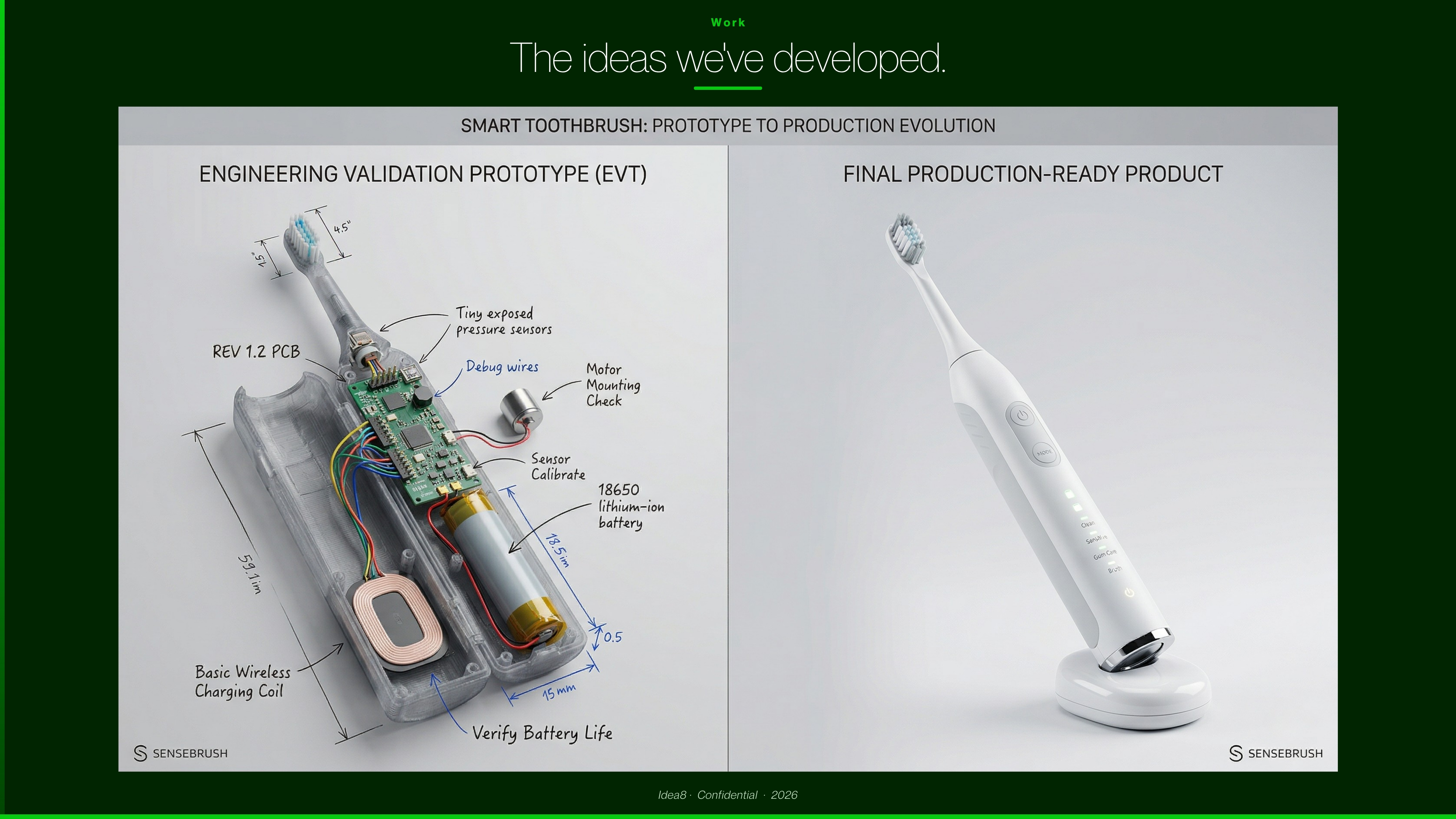 Connected pressure-sensing toothbrush